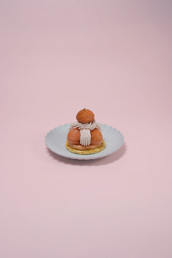 Strawberry Saint-Honoré Cake I 草莓聖多諾黑泡芙蛋糕