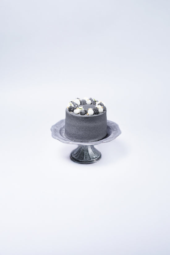Black Sesame Peanut Mochi Sponge Cake | 黑芝麻花生麻糬忌廉蛋糕