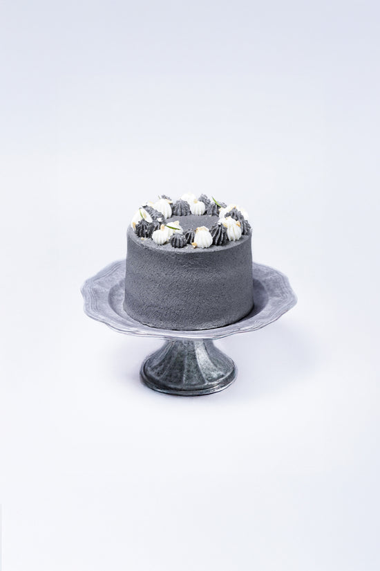 Black Sesame Peanut Mochi Sponge Cake (Whole) | 黑芝麻花生麻糬忌廉蛋糕(原個)