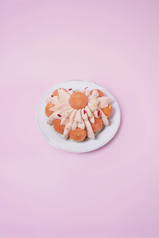 Pink Goyave(Whole) I 粉紅芭樂聖多諾黑泡芙蛋糕(原個)