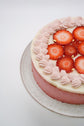 Strawberry Soy Milk Basque Burnt Cheesecake (Half Baked)(Whole) I 草莓豆乳巴斯克芝士蛋糕(半熟)(原個)