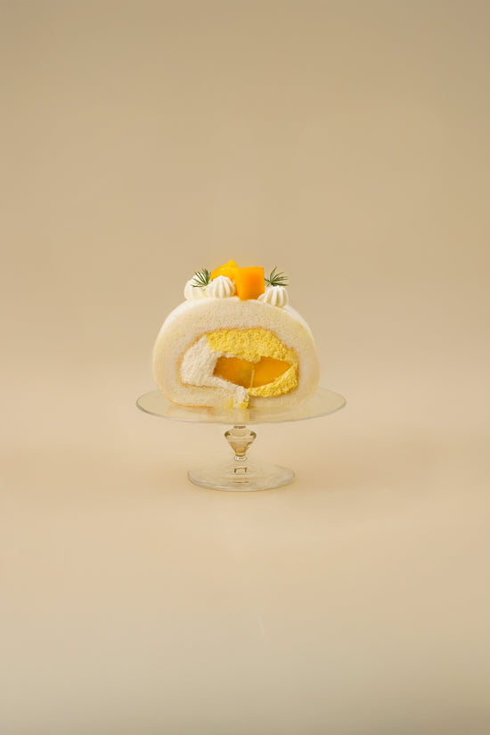 Mango Coconut Roll Cake | 芒果椰子卷蛋