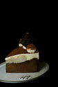 Hazelnut Chocolate Mochi Basque Burnt Cheesecake I 榛子朱古力麻糬巴斯克芝士蛋糕